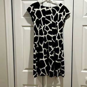 Michael Kors black and white dress size 10